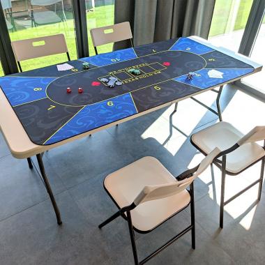 Складний стілець 46х42,5х86см Білий SW-00001610