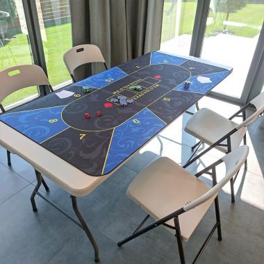 Складний стілець 46х52х79см Білий SW-00001609