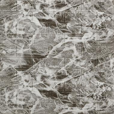 Панель стеновая 3D 700х770х2мм (061-2) Мрамор Черный SW-00001912