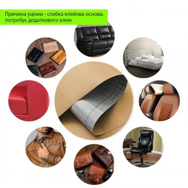 Уценка Самоклеющая экокожа в рулоне 1.37х3м х 0.5мм Песочный SW-00002178