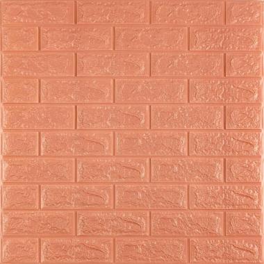 3D панель самоклеюча 700x700x7мм цегла Пудра SW-00001800