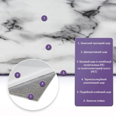 Самоклеюча стінова PET плитка 600х300х2мм SW-00002333