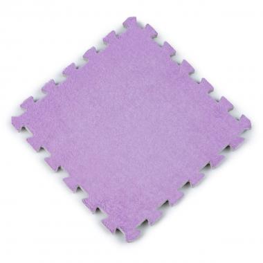 Підлога-пазл плюшевий 30х30х1см Фіолетовий (D) SW-00002086