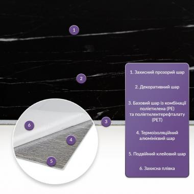 Самоклеюча стінова PET плитка 600х300х2мм SW-00001675