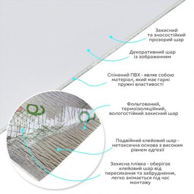 Самоклеящаяся виниловая плитка в рулоне 600х3000х2мм Мат SW-00002973
