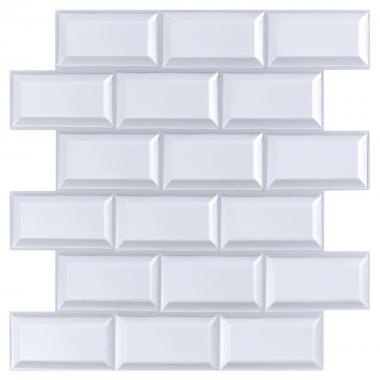 Декоративная ПВХ плитка на самоклейке 300х300х5мм Кирпич, цена за 1 шт. (СПП-501) SW-00000665