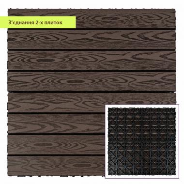 Композитная плитка ДПК 300х600х23 мм SW-00003291