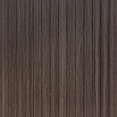 Покрытие виниловое самоклеющееся 3D рейки 600х600х2,8мм Дымчатый каштан SW-00002195