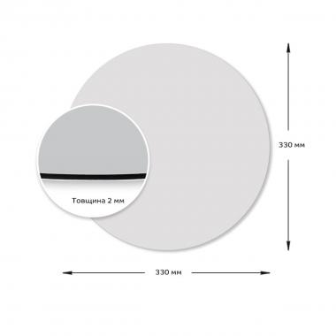 Зеркало акриловое самоклеющееся 330х330х2мм SW-00000750