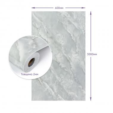 Самоклеящаяся стеновая PET плитка в рулоне 600х3000х2мм SW-00001700