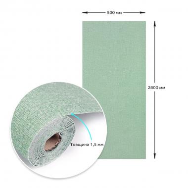 Обои самоклеющиеся 2800х500х1,5мм Зелёный с белым YM-11 (D) SW-00002019