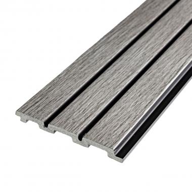 Рейка декоративная PS 2900х115х12мм Светло-серый дуб SW-00001740