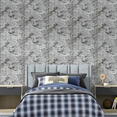 Самоклеющаяся 3D панель под черный мрамор в рулоне 3080x700x3мм (R061-3) SW-00001395