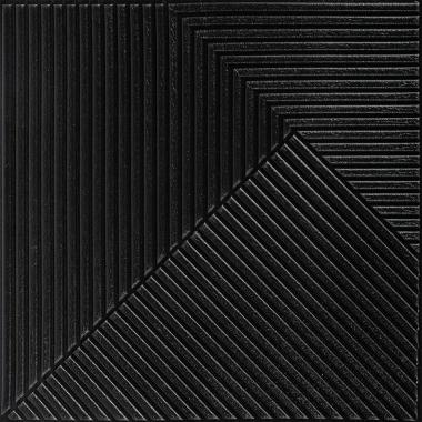 Панель стеновая 3D 500х500х5мм Бамбук Чёрный SW-00002881