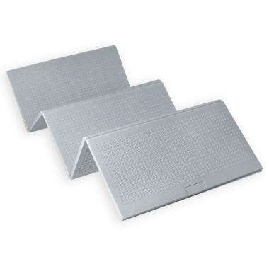 Дитячий складний термокилимок однотонний 2000х1500х10мм Сірий (299) SW-00001187