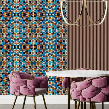 Самоклеюча алюмінієва плитка 300х300х3мм Кольорова SW-00001932