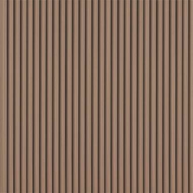 Рейка декоративная WPC стеновая 3000х165х23мм Светлый орех SW-00001853