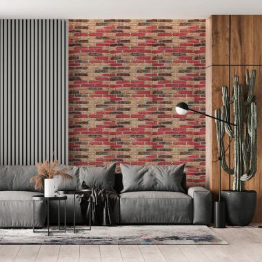 Самоклеюча декоративна 3D панель 700х770х3мм Катиринославська цегла (047-3) SW-00000695