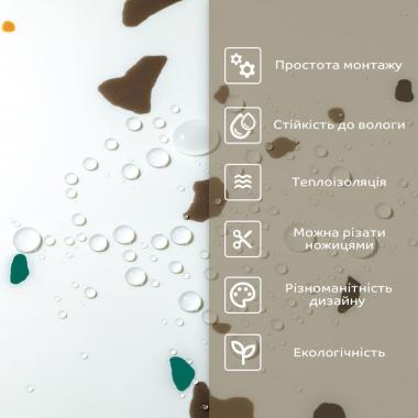 Самоклеящаяся стеновая PET плитка в рулоне 600х3000х2мм SW-00001695