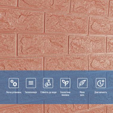 Панель стеновая в рулоне 3D 700мм*3,08м*3мм Пудра (D) SW-00002266