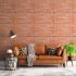 Декоративна 3D панель самоклейка 700х770х3мм Руда Катеринославська цегла (044-3) SW-00000696