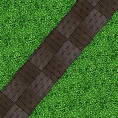 Композитна плитка WPC 30х30х2см Венге (D) SW-00001709