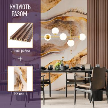 Рейка декоративная PS 2900х117х20мм Сосна з графитом SW-00002146