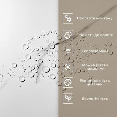 Самоклеящаяся стеновая PET плитка в рулоне 600х3000х2мм SW-00001704