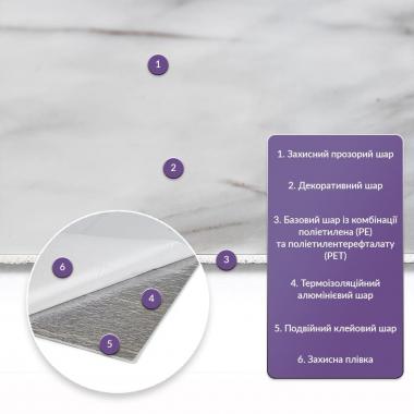 Самоклеюча стінова PET плитка 600х300х2мм SW-00002327