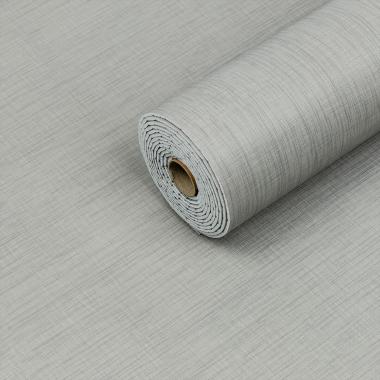 Самоклеящаяся виниловая плитка в рулоне 600х3000х2мм Светло-серый холст Мат SW-00002033
