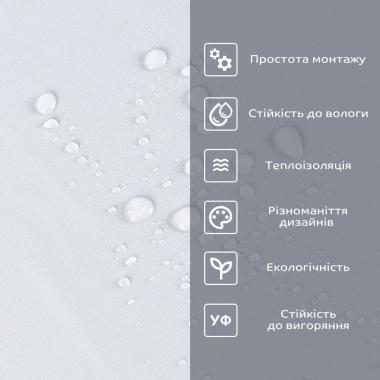 Самоклеюча вініловая плитка в рулоні 600х3000х2мм Біле полотно Мат SW-00002032