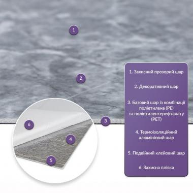 Самоклеюча стінова PET плитка в рулоні 1200х3000х2мм SW-00002668