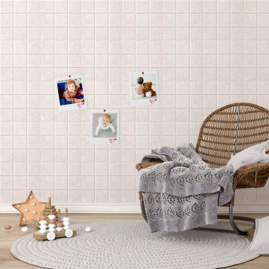 Звукоізоляційна панель 300х300х9мм Молочний меланж SW-00002701