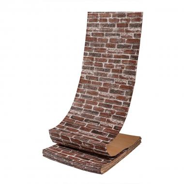 Самоклеющаяся 3D панель 19600x700x3мм Красный Екатеринославский Кирпич SW-00001333
