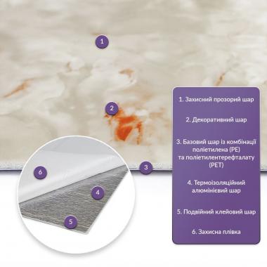 Самоклеящаяся стеновая PET плитка 600х300х2мм SW-00002336