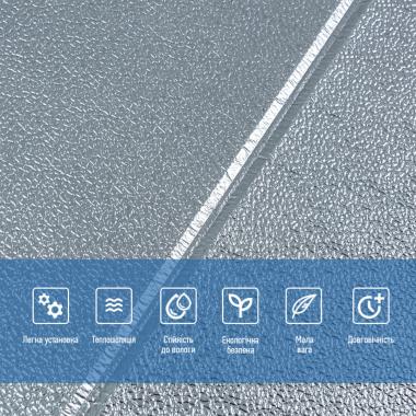 Панель 3D 680х700х4мм Срібний квадрат SW-00003257