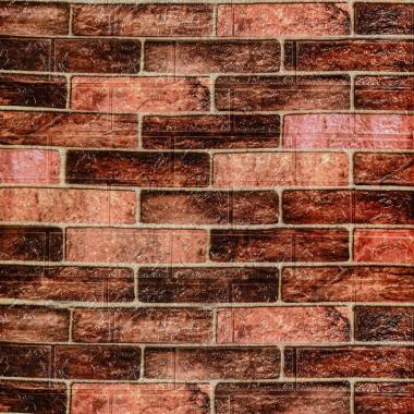 Самоклеющаяся 3D панель 19600х700х3мм Коричневый Екатеринославский Кирпич SW-00001469