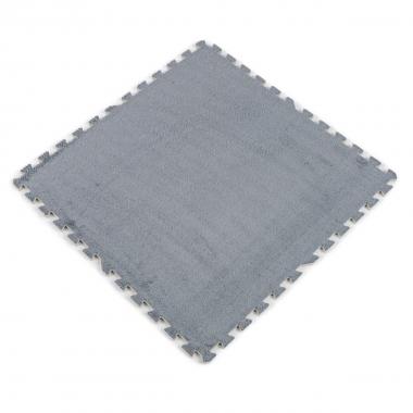 Пол-пазл плюшевый 60х60х1см Светло-серый (D) SW-00002081