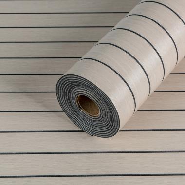 Покрытие виниловое самоклеющееся 3D Рейки в рулоне Светлый Дуб 600х3000х3мм SW-00002904