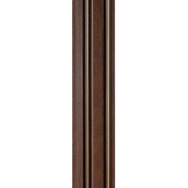 Рейка декоративна PS 2900х117х12мм Темний горіх із золотом SW-00002131-