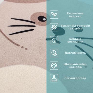 Вологопоглинаючий килимок 400х600х3мм Котик SW-00002564