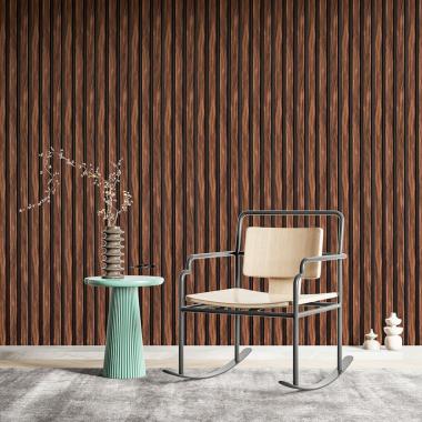 Рейка декоративная PS 2900х115х12мм Темный орех SW-00001745