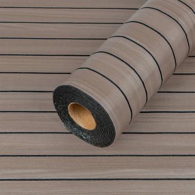 Покрытие виниловое самоклеющееся 3D Рейки в рулоне Дуб Мокко 600х2900х3мм (D) SW-00002901