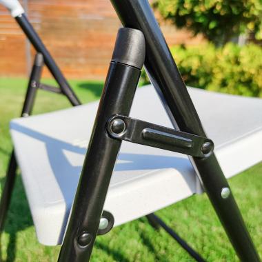 Складний стілець 46х52х79см Білий SW-00001609