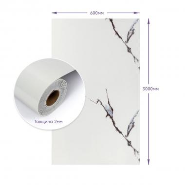 Самоклеящаяся стеновая PET плитка в рулоне 600х3000х2мм (D) SW-00002978
