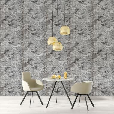 Самоклеющаяся 3D панель под черный мрамор в рулоне 3080x700x3мм (R061-3) SW-00001395