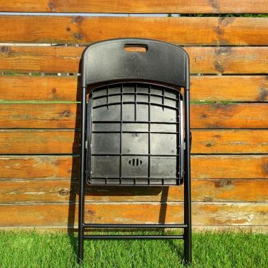 Складний стілець 46х52х79см Чорний SW-00001608