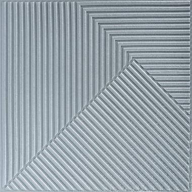 Панель стеновая 3D 500х500х5мм Бамбук Серый SW-00002878