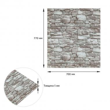 Панель стеновая 3D 700х770х5мм Екатеринославский кирпич SW-00003311