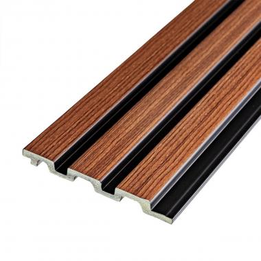 Рейка декоративная PS 2900х115х12мм Каштановый SW-00001743